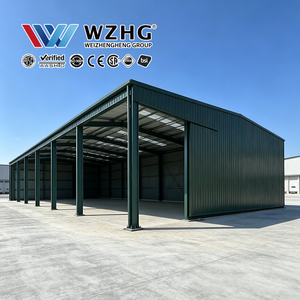 Grande structure métallique à plancher ouvert avec porte d'accès personnalisée - Product Image 1