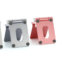 Les fabricants chinois personnalisent le support pliable de support de téléphone portable en métal d'alliage d'aluminium pour Iphone