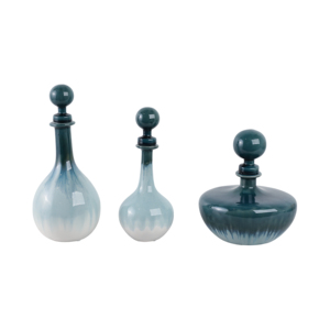 Set di vasi in ceramica per decorazioni per la casa, soggiorno, camera da letto, ufficio, tavolo, vaso per fiori in gres. - Product Image 1