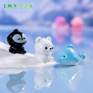 Goede Kwaliteit Chenjun Nieuwe Landschap Zeehond Pinguïn <span class=keywords><strong>Aquarium</strong></span> Diy Accessoires Hars Kleine Ornamenten - Product Image 4