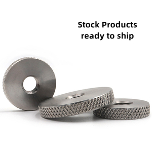 304 Edelstahl-Daumen knopf M3 M4 M5 M6 M8 M10 Handdreh einstellung Dünner Knopf Flache gerändelte runde Mutter - Product Image 5