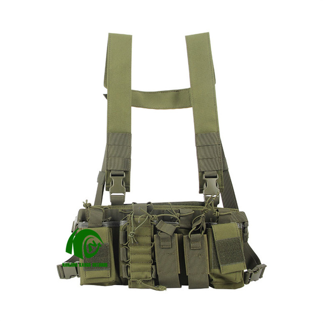Kango Hot Sale Tactical Universal Chest Rig Bag Molle Radio Chest Rig Tactical Vest Pack Lightweight Molle System