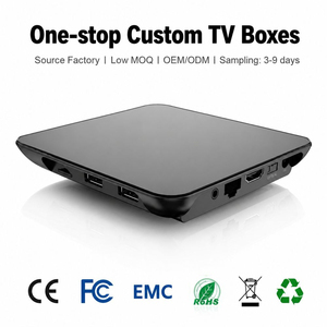 Boîtier TV personnalisé en usine avec firmware, décodage vidéo 4K, lecteur multimédia de divertissement à domicile pour la vente en gros - Product Image 1