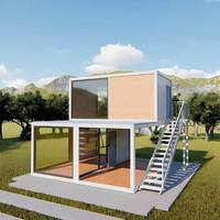 Containerhaus mit 3 Schlafzimmern und einem Badezimmer, Luxuriöses 20-40 Fuß Vorgefertigtes Hochwertiges Kleines Stahlcontainerhaus