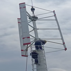 ระบบพลังงานไฮบริดพลังงานลมและพลังงานแสงอาทิตย์ 20KW 220V สำหรับบ้านใหม่ เครื่องกำเนิดไฟฟ้าพลังงานแสงอาทิตย์แบบไฮบริดเกรด A พร้อมแบตเตอรี่ลิเธียม WON-H020 Solar E - Product Image 2
