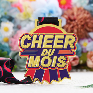 Medallón de Metal de Aleación de Zinc para Carnaval, Medalla de Carnaval con Cinta, Artesanía de Esmalte Suave, Hecho Personalizado en China - Product Image 3