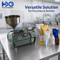 Machine de remplissage pneumatique professionnelle inégalée pour les besoins de scellage précis des sachets souples de sauces et de boissons de qualité alimentaire