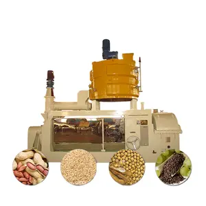 Large heat oil press automatic cooking soybean sunflower seeds palm kernel groundnut mustard oil machine price in India