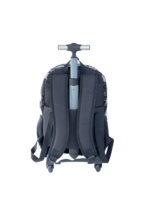 Sac à dos à roulettes en PVC souple pour garçons, ensemble de 3 pièces, avec fermeture éclair et compartiment pour ordinateur, sacs d'école tendance, modèle 2025 KUOBU Factory OEM
