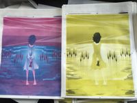 Presse d'impression à décalage, Magazine couleur professionnelle, fabriqué à bas prix, réglable