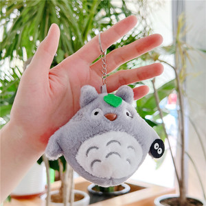 12cm <span class=keywords><strong>Totoro</strong></span> Plüschfigur Kleiner Anhänger Japanisches Plüschtier Katzenfigur Großhandel Schlüsselanhänger Greifpuppe - Product Image 4