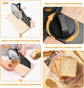 Trancheuse à <span class=keywords><strong>pain</strong></span> manuelle à manivelle pour <span class=keywords><strong>pain</strong></span> <span class=keywords><strong>au</strong></span> <span class=keywords><strong>levain</strong></span> fait <span class=keywords><strong>maison</strong></span> - Product Image 4