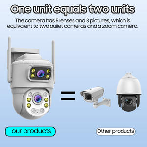 ليفوفاست 4G بطاقة Sim كاميرا IP واي فاي في الهواء الطلق عدسة مزدوجة شاشة مزدوجة كشف الحركة تتبع أمن المنزل - Product Image 6