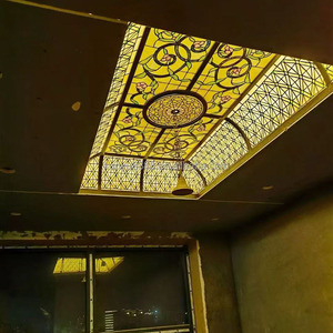 Cúpula de Vidrio Emplomado Personalizada para Iglesia, Decoración de Iluminación para Techo/Cúpula/Pared en Interiores y Exteriores - Product Image 1