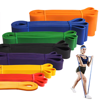 Ensemble de bandes de résistance, bandes d'exercice élastiques personnalisées, longues bandes de musculation pour la salle de sport, bandes de traction
