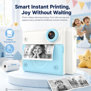 Câmera Instantânea para Crianças com Impressão, Gravador de Vídeo 1080P, Reprodutor de MP3, Adesivos DIY, Tela IPS de 2.8, Memória Interna de 32GB Criativa - Product Image 4