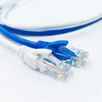 Cable de Red Cat6a UTP de 100m, Cable de Cobre Puro para Computadora, Cable de Comunicación, Cable de Conexión