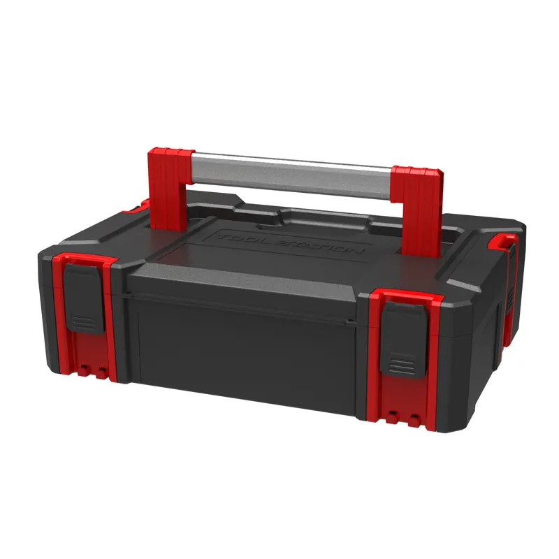 Vertak Abs Plastic Stapelbaar Tool Case Aluminium Handvat Roller Kast Box Set