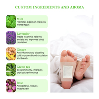 Patch pour les pieds en bois de bambou naturel, 100% biologique, 1 pièce, yoga, détox, perte de poids, fournitures