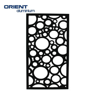 แผงกั้นตัดด้วยเลเซอร์ทำจากอลูมิเนียมใช้ในสวนตกแต่งบ้านด้วยลวดลายที่แตกต่างกัน - Product Image 4