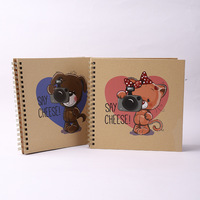 DIY A3 Spiral bindung Fotoalbum Sammelalbum für Kinder für Polaroid Fotobuch mit Papier umschlag Großhandel