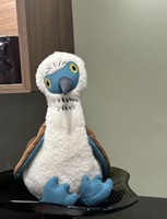 Peluche personnalisée de tourterelle bleue, jouet en peluche mignon et doux, cadeau pour enfants, vente en gros