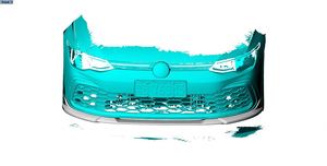 Splitter Anteriore in Fibra di Carbonio per <span class=keywords><strong>VW</strong></span> <span class=keywords><strong>Golf</strong></span> VIII <span class=keywords><strong>8</strong></span> GTI Hatchback 4 Porte 2021-2023 - Product Image 3