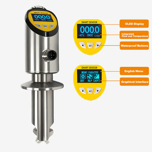 OEM FXC-DN32～DN800 ステンレス鋼タービンインペラ挿入クランプオン式液体流量センサー 液体油媒体用オイル流量計 - Product Image 2