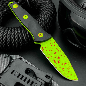 Couteau utilitaire multifonctionnel de petite taille pour l'extérieur, EDC 8Cr13MoV, manche en fibre de nylon, F400, qualité industrielle, camping, survie, OEM - Product Image 4