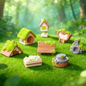 Miniature Paysage Créatif <span class=keywords><strong>Forêt</strong></span> Apaisante DIY Jardinage Aménagement Accessoires Décoratifs Ornements de Bureau - Product Image 4