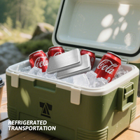 Blocs de glace réutilisables pour le camping en plein air, les pique-niques et les voyages, longue durée de conservation au congélateur