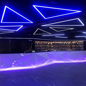 Barra de <span class=keywords><strong>Bar</strong></span> Grande de Superficie Sólida Blanca con Diseño de Diamante <span class=keywords><strong>y</strong></span> Luces RGBCW para Club Nocturno - Product Image 4