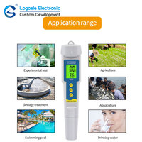 Testeur de qualité de l'eau personnalisé 7 en 1 4 en 1 3 en 1 Type de stylo sel ORP TDS EC PH mètre numérique