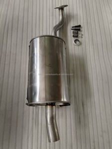 Silenciador trasero pulido con espejo de acero inoxidable al por mayor de fábrica para sistema de escape 2002-2008 2.0L 2.4L de - Product Image 3