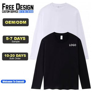 เสื้อยืดแขนยาวทรงโอเวอร์ไซส์ ยูนิเซ็กซ์ ผ้าฝ้าย 100% หนัก 260 แกรม  ผ้าสองชั้น ปลายแขนแบบเรียบ  รับสั่งพิมพ์ลายตามต้องการ - Product Image 3