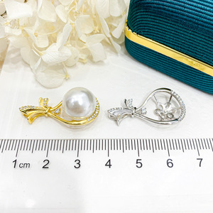 Colgante de Plata S925, Soporte Vacío para DIY, Collar con Cuentas Redondas de 11-13 mm, 30880, Accesorios para Diamantes, Corrector - Product Image 4