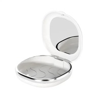 Boîte de rangement portable pour protège-dents, personnalisable avec logo, pour le nettoyage buccal, les prothèses dentaires, les appareils dentaires, les gouttières orthodontiques