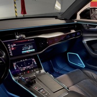 ZYCELA Audi A6 2019-2025 Éclairage d'ambiance LED intelligent taille OEM 12V 3-5W RGB 64 couleurs Contrôle par écran Symphonie OE ZYCLAD08M6 1 an