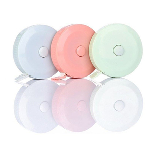 Cao Cấp 150/180/200Cm Bắc Âu Đầy Màu Sắc Hình Tròn Có Thể Thu Vào Mini Mềm Đo Băng Cho May Thợ May Ăn Mắn - Product Image 2