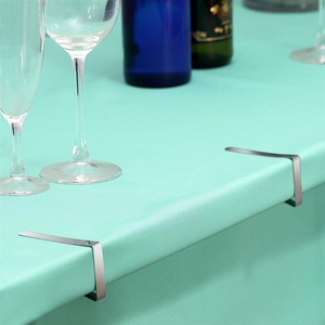 Clips de nappe en acier inoxydable, <span class=keywords><strong>attaches</strong></span>, adaptés aux restaurants, pique-niques, tentes, mariages, fêtes de remise de diplômes - Product Image 4
