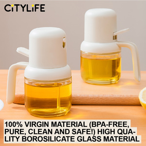 CityLife, contenedor <span class=keywords><strong>de</strong></span> cocina <span class=keywords><strong>de</strong></span> gravedad automático minimalista, punto rojo, cocina, ensalada, botella <span class=keywords><strong>de</strong></span> <span class=keywords><strong>aceite</strong></span>, <span class=keywords><strong>dispensador</strong></span> <span class=keywords><strong>de</strong></span> vidrio para <span class=keywords><strong>aceite</strong></span> <span class=keywords><strong>de</strong></span> oliva - Product Image 3