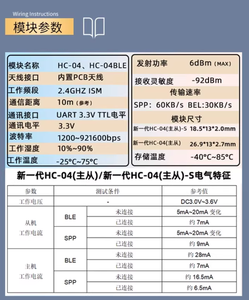 Moduli BLE Dual-mode HC-04 <span class=keywords><strong>SPP</strong></span> 2.1 Master-Slave Integrati BLE 5.0 Porta Seriale Wireless per Trasmissione ad Alta Velocità - Product Image 5