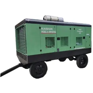 KSZJ-29/23g động cơ diesel di động khai thác máy nén khí trục vít cho DTH búa khoan lỗ khoan