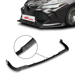 3 pièces, noir/aspect carbone/Kit de carrosserie de pare-chocs avant lèvre d'aileron pour <span class=keywords><strong>toyota</strong></span> avalon19- - Product Image 1