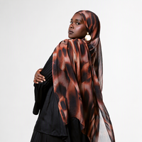 Nouveau Hijab pour Femmes 2027 – Hijab Personnalisé en Modal Imprimé à Carreaux Style Campagne Argyle – Hijab en Modal à Carreaux
