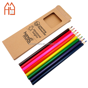 El Mejor Regalo Promocional <span class=keywords><strong>para</strong></span> Niños, Juego de 8 Lápices de Colores en Caja de Papel Kraft con Impresión Personalizada - Product Image 5