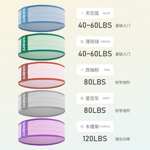 Bandes de résistance Aolikes 40-120 lbs pour le levage des hanches, le yoga, la remise en forme et l'entraînement - Product Image 1