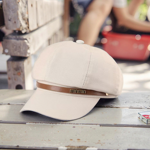 Cappello da Baseball retrò da donna a 8 pannelli alla moda berretto da Baseball di alta qualità ispirato ai giornali per l'estate e l'autunno