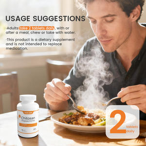 Таблетки COS — натуральный блокатор жира и пребиотик, для контроля веса и поддержки уровня холестерина, 90 вегетарианских таблеток - Product Image 6