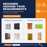 Casier de rangement intelligent en acier avec écran tactile, serrure électronique, compartiments multiples, armoire de gestion des actifs et des outils industriels